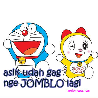 Caption Dp Bbm Doraemon Lucu Tak Lagi Menjomblo