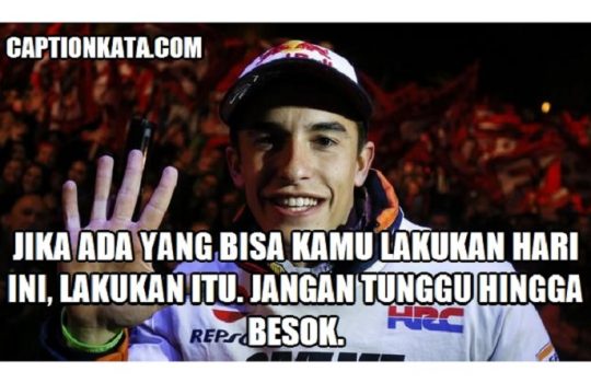 Caption Dp Bbm Marc Marquez Gambar Meme Lucu Baby Alien Terbaru