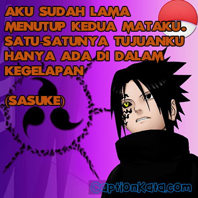 Gambar DP BBM Kata Inspirasi Sasuke