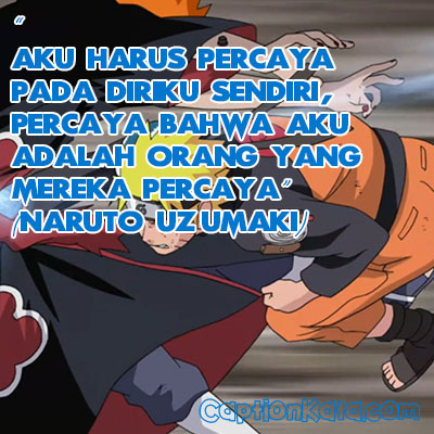 Gambar Kalimat Mutiara Naruto Tentang Perjuangan