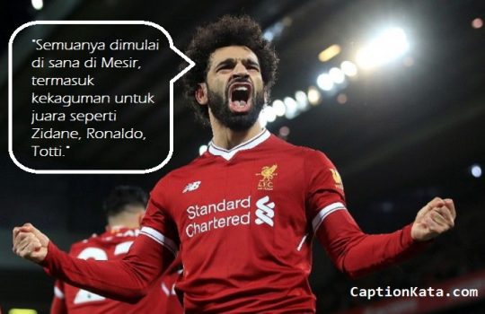 Kata kata Mutiara Mohamed Salah Bintang Sepakbola Mesir