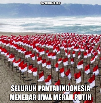 Gambar Quote Kata kata Mutiara DP BBM WA Agustus Merah Putih