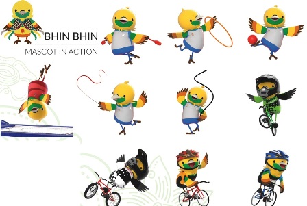 Maskot Bhin Bhin Asian Games