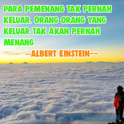 Caption IG Kata Bijak Albert Einstein