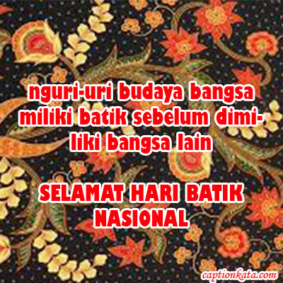 meme Hari Batik Nasional 2 Oktober