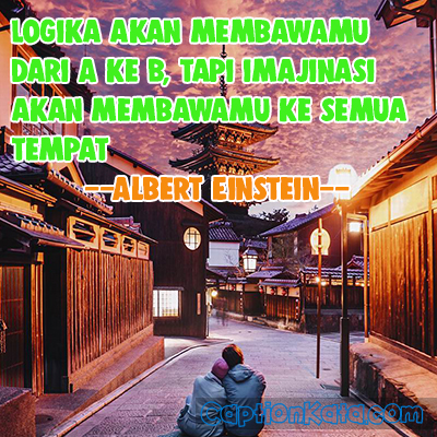 Gambar Kalimat Mutiara Albert Einstein