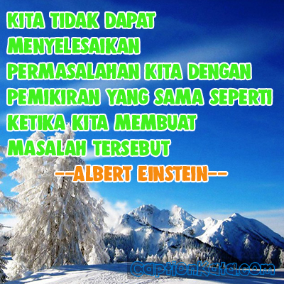 Gambar Status FB Kata Motivasi Albert Einstein
