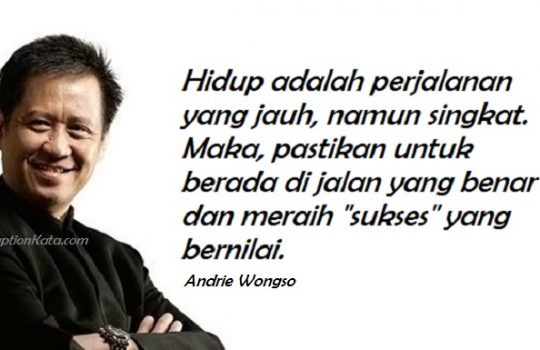 Kalimat Mutiara Andrie Wongso Kata-kata Motivasi Populer