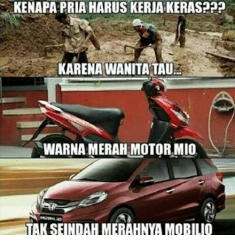 Meme Motor Mio Lucu