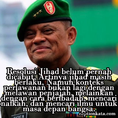 meme Gatot Nurmantyo Resolusi dan Jihad