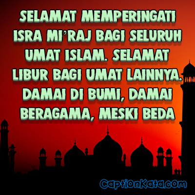 Display Picture Kata Motivasi Isra Miraj Nabi Muhammad SAW Terbaru