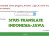Rekomendasi Situs situs Translate Indonesia Jawa