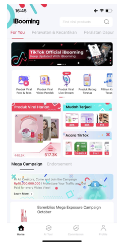 Aplikasi iBooming