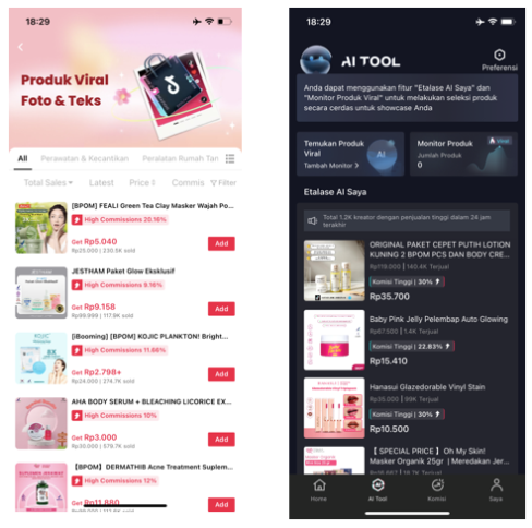 Fitur Produk Viral Foto, Teks dan Teknologi AI