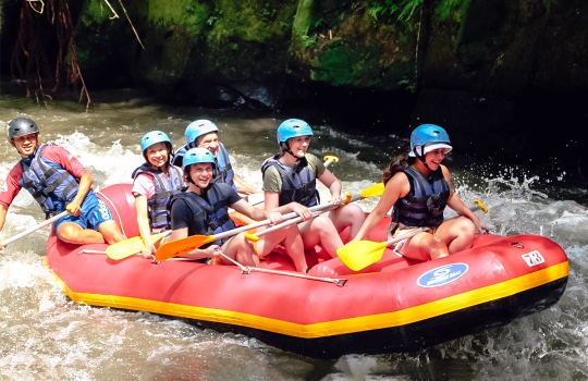Rafting di Sungai Ayung